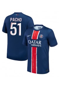 Paris Saint-Germain Willian Pacho #51 Jalkapallovaatteet Kotipaita 2024-25 Lyhythihainen